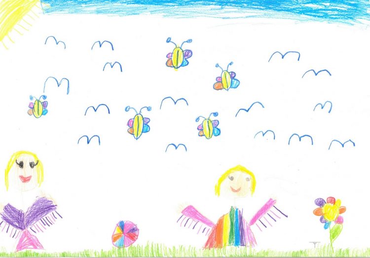 Mali sončki se igrajo z žogo – likovni natečaj