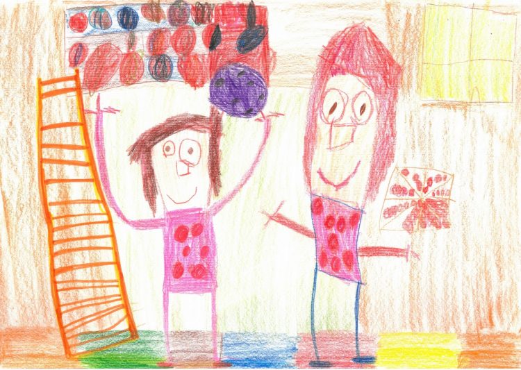 Mali sončki se igrajo z žogo – likovni natečaj