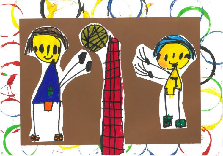 Mali sončki se igrajo z žogo – likovni natečaj