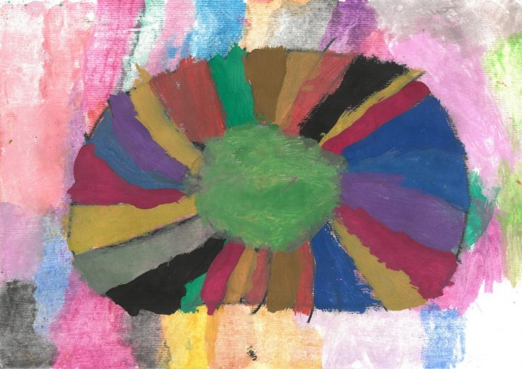 Mali sončki se igrajo z žogo – likovni natečaj