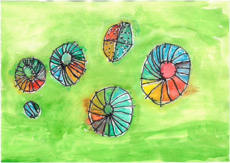 Mali sončki se igrajo z žogo – likovni natečaj