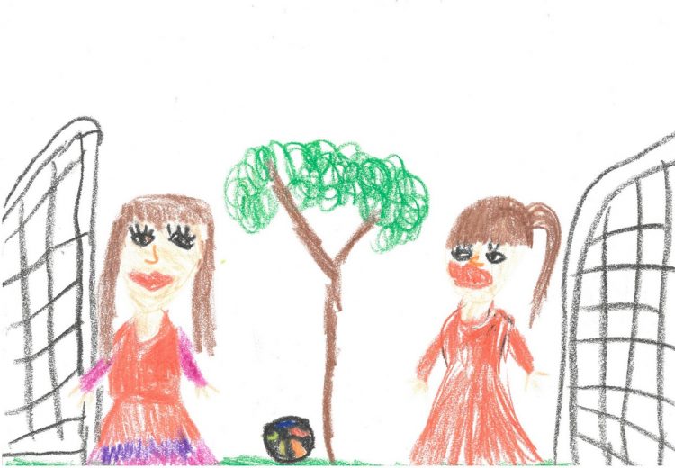 Mali sončki se igrajo z žogo – likovni natečaj