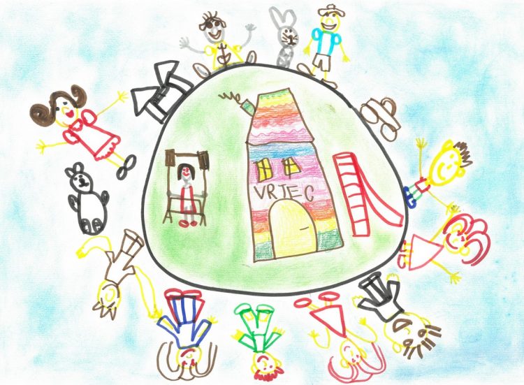 Mali sončki se igrajo z žogo – likovni natečaj