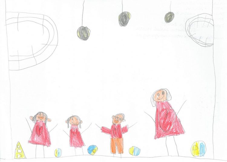 Mali sončki se igrajo z žogo – likovni natečaj