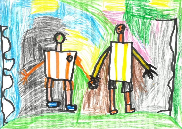 Mali sončki se igrajo z žogo – likovni natečaj